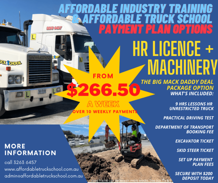 HR truck licence payment plan